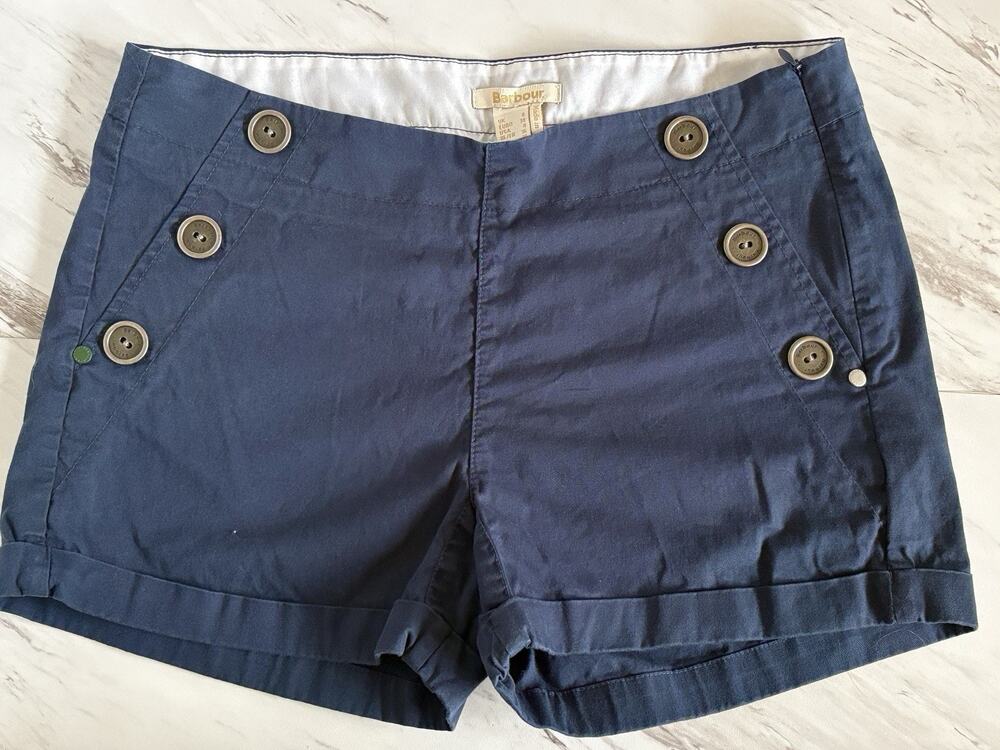 Barbour Longstone Sailor Shorts 3” — Size 4 Navy Nautical Coastal Prep Vacation
